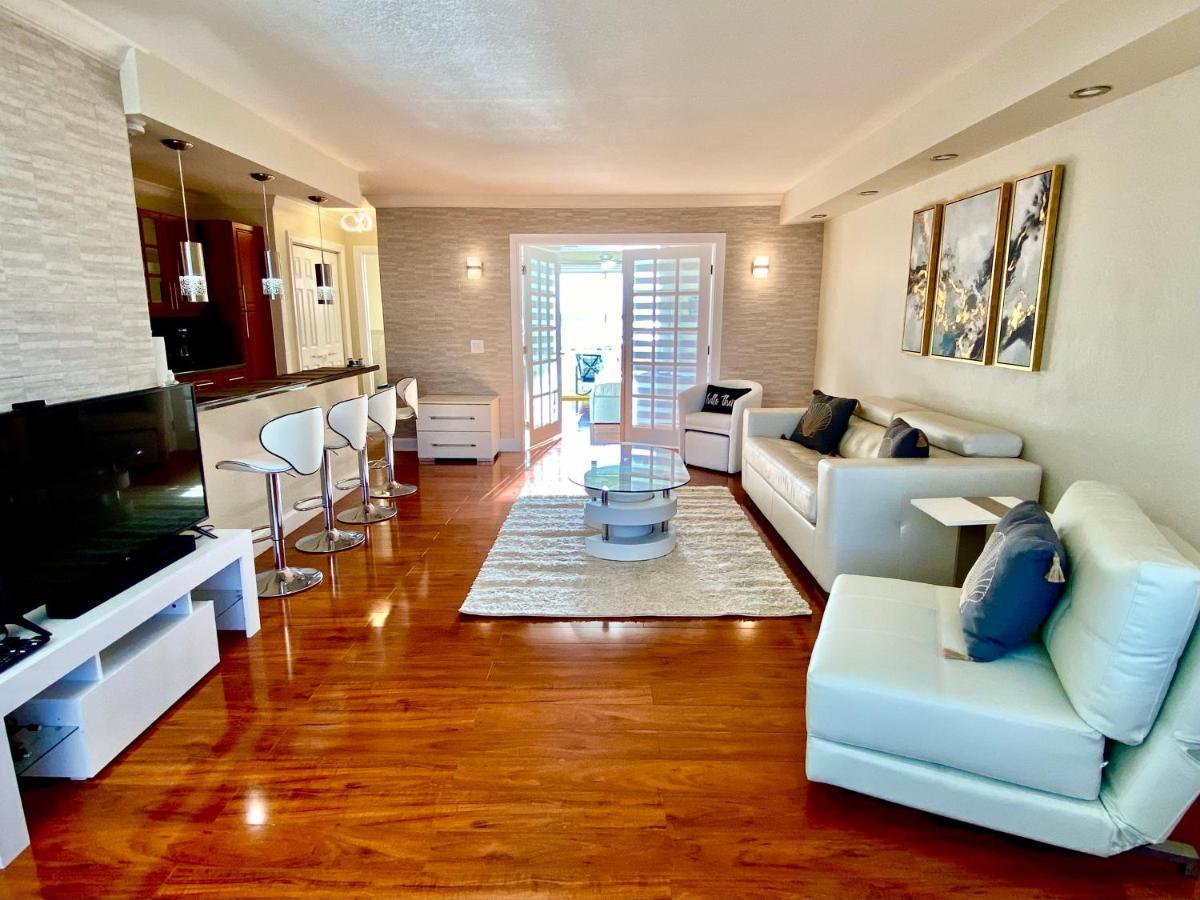Deluxe Waterfront One Bedroom Apartment With Miami Skyline View, Free Parking 5 Mins Drive To Miami Beach Dış mekan fotoğraf