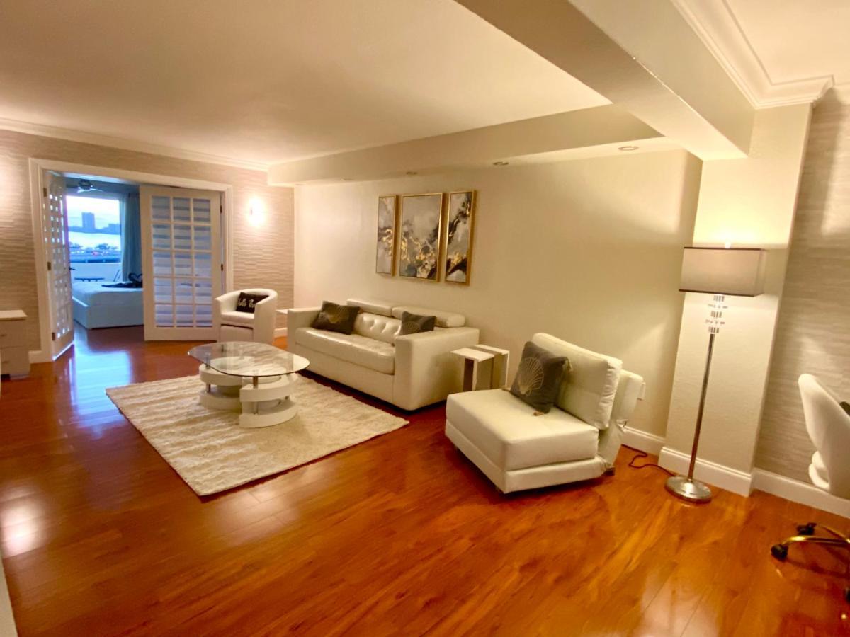 Deluxe Waterfront One Bedroom Apartment With Miami Skyline View, Free Parking 5 Mins Drive To Miami Beach Dış mekan fotoğraf