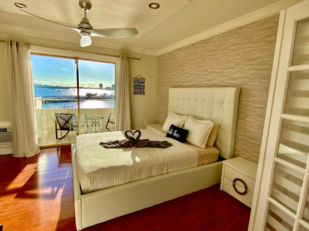 Deluxe Waterfront One Bedroom Apartment With Miami Skyline View, Free Parking 5 Mins Drive To Miami Beach Dış mekan fotoğraf